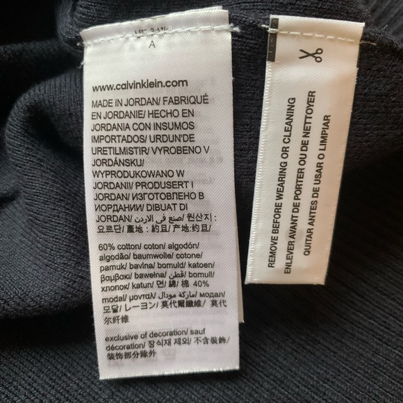 NWT💗🆕calvin Klein men V-Neck long sleeve sweater size S - Picture 9 of 14